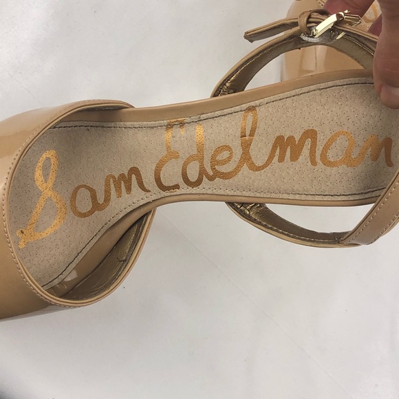 Sam Edelman nude sexy platforms - Picture 4 of 8